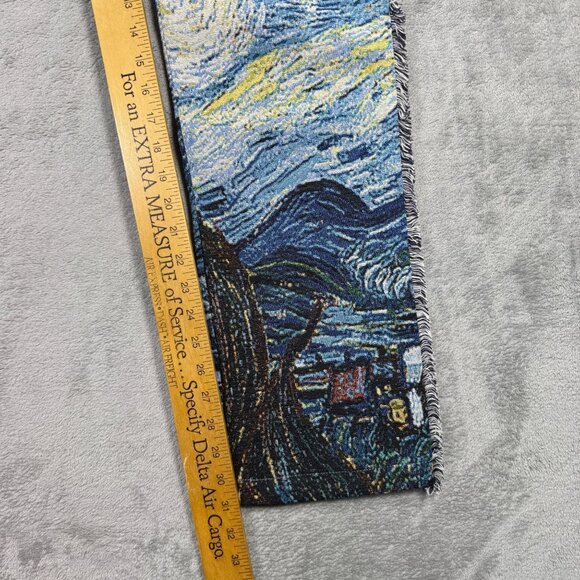 NWT Rebel Vengeance Tapestry Cargo Jeans Mens Starry Night Van Gogh Streetwear - Picture 8 of 8